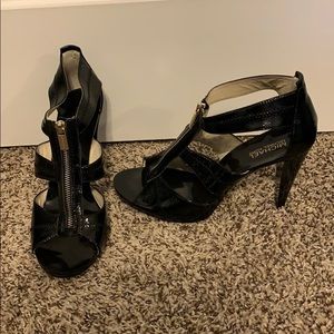 Michael Kors Berkeley Patent Leather Sandal Heels